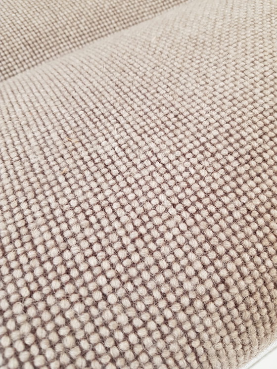 Image 1 of Vintage Artifort bank Kho Liang Le beige bruin wol ploegstof