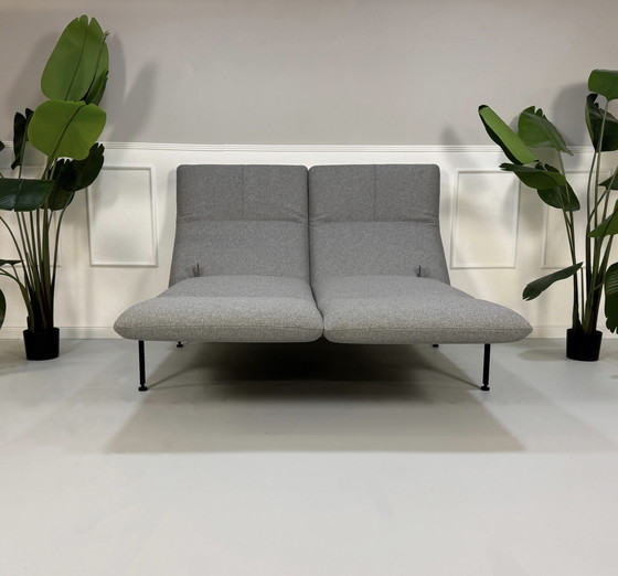 Image 1 of Brühl Roro designer gray fabric sofa bed exhibition piece