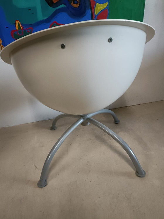 Poltrona a pozzetto vintage IKEA, Sedie girevoli, Metallo, Plastica, Grigio (foto 9 di 12)