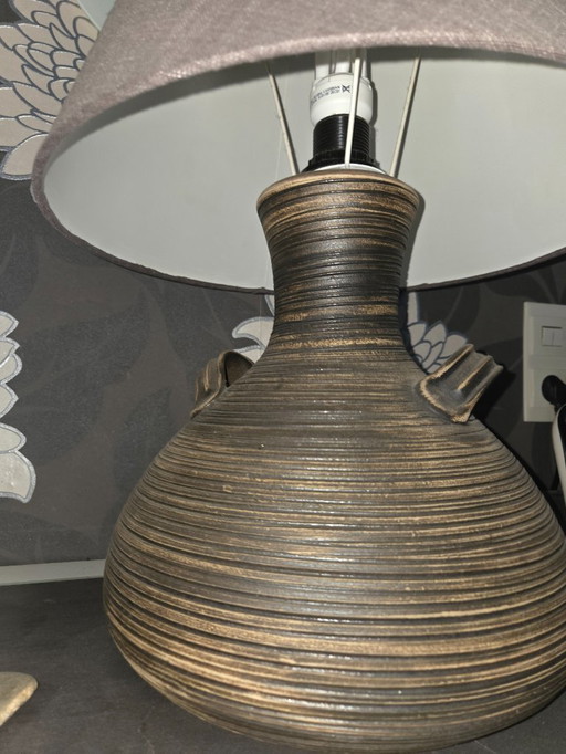 Vintige Tischlampe Keramik 1960er