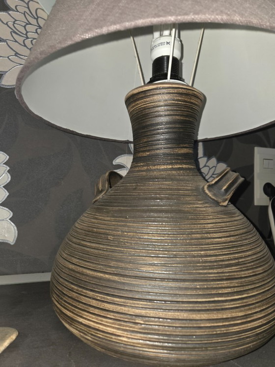 Image 1 of Vintige Tischlampe Keramik 1960er