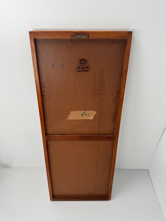 Image 1 of Aksel Kjersgaard Model 145 Teak spiegel – Deens vakmanschap uit het midden van de eeuw