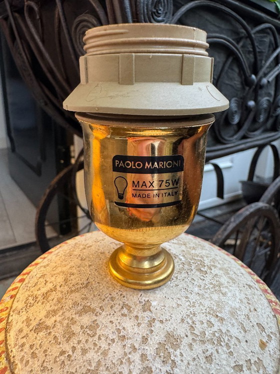 Image 1 of Vintage Paulo Marioni Table Lamp Set. Made in Florence.