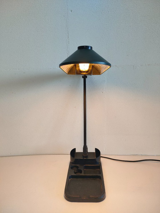 Image 1 of Vintage Verstelbare Bureaulamp/Organizer