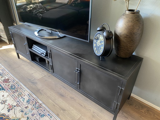 TV meubel Carpino zwart Metalic