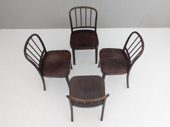 Image 1 of Sillas de comedor Thonet A 811/4 de Josef Hoffmann para Thonet, década de 1930