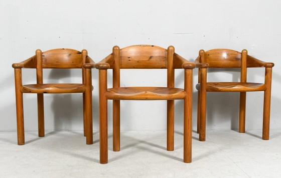 Image 1 of Set van 6 fauteuils van Rainer Daumiller voor Hirtshals Sawmill, Denemarken, jaren 70.