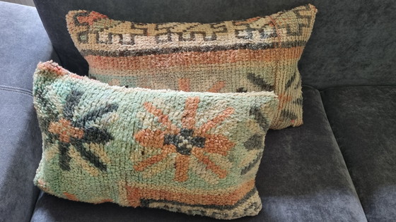 Image 1 of Marokkaanse berber kussens, vintage sierkussens 