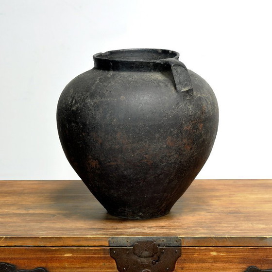 Image 1 of Vaso antico in terracotta proveniente dalla Moldavia, circa 1850.