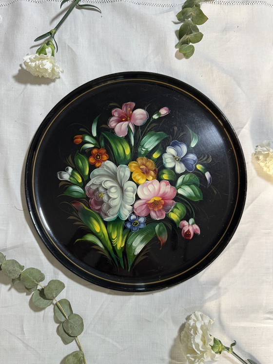 Image 1 of Russische metalen dienblad