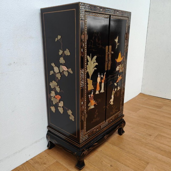 Vintage Chinese bruidskast servieskast buffetkast Chinoise – Buffetkasten, Wood (photo 7 of 18)