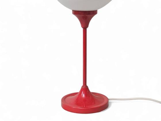 Extremely rare Space Age Table lamp, 1960s – Metal, Glass (photo 4 of 9)