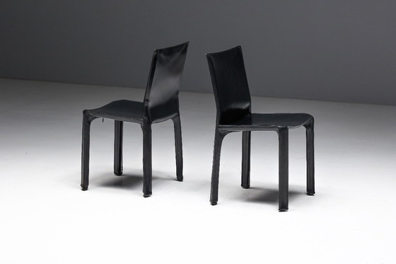 Image 1 of Sedie CAB 412 di Mario Bellini per Cassina, Italia, anni '70