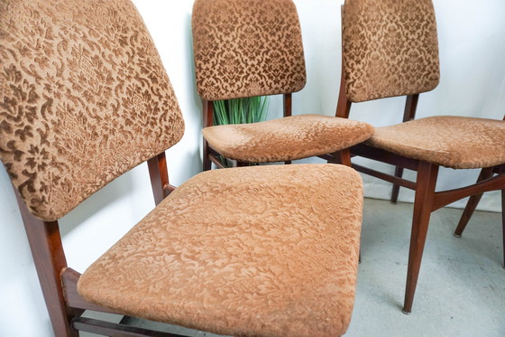 Image 1 of 4x sedie da pranzo vintage Louis Van Teeffelen Webe