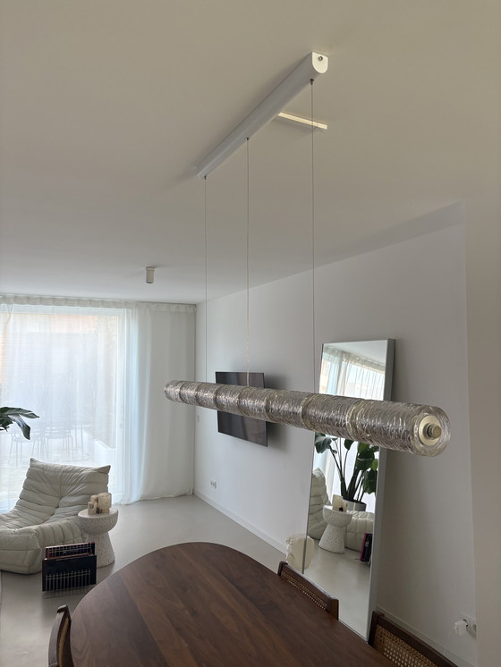 Image 1 of Flos Luce Orizzontale style | Lampada a sospensione LED in vetro di design