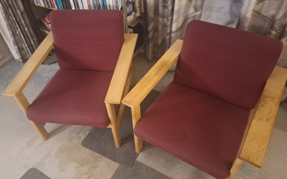 Image 1 of Originele set Fredericia Model 2451 fauteuils – Søren Holst – Deens Design
