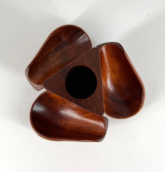 Image 1 of Portapipe vintage di RO-EL - Design italiano di metà secolo in legno (1960)