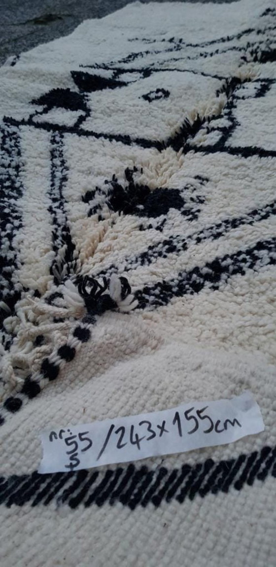 Image 1 of Handgeknoopt Berber kleed wol 243x155cm