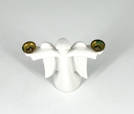 Image 1 of Rosenthal Porcelain Angel – Sculptural Mid-Century Candle Holder – Selb-Plößberg, 1960s