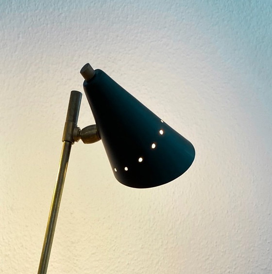 Image 1 of Lampada italiana in ottone a tre teste, design anni '50