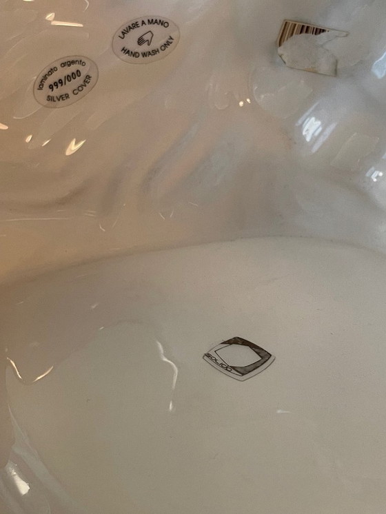 Image 1 of Große, muschelförmige Schale aus 999er Sterlingsilber