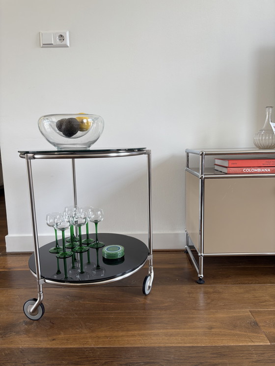 Image 1 of Vintage Ikea Strind zwart 90s