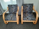 2 fauteuils Alvar Aalto 402