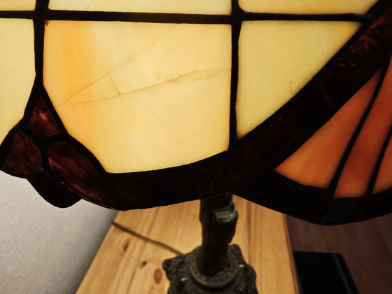 Image 1 of Lampe de salon style Tiffany, lampe Lady de Honsel