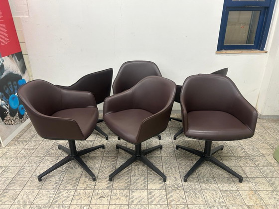 Image 1 of Vitra | Bouroullec | Softshell | Bruin Leer