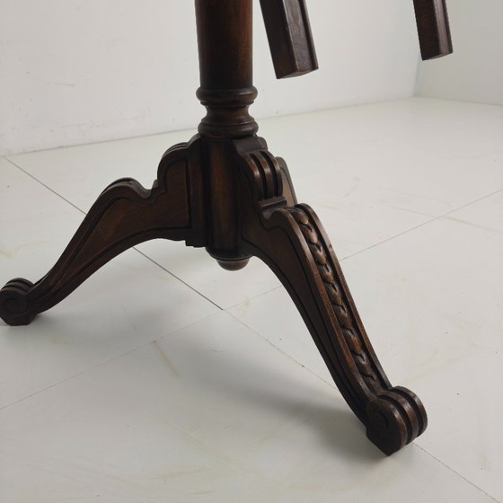 Image 1 of English antique revolving newspaper and book stand