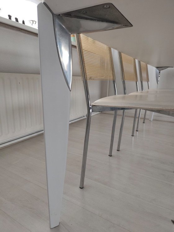Image 1 of White Designer Dining Table Leolux