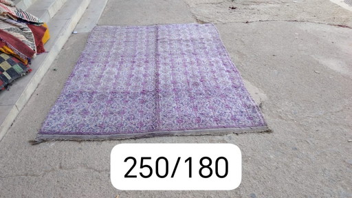 Handgeknoopt Berber kleed wol 250x180cm