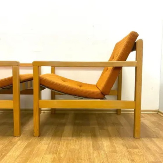 Image 1 of Retro fauteuils, Hikor, Tsjechoslowakije, jaren 60 (set van 2)