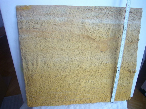 Image 1 of genuine sand sediment relief picture / work of art of geolog. nature