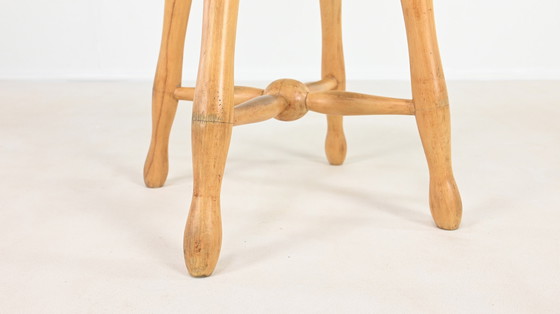 Image 1 of Set of three Danish Stools in Beech, C.1960