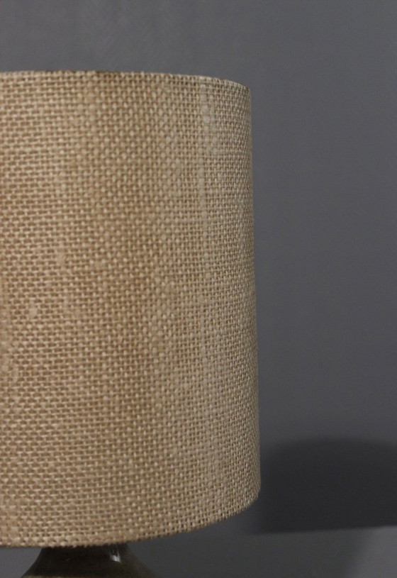 Image 1 of Robert Pérot atelier du Vieux Moulin in Vallauris durchbrochene Tischlampe 1950s