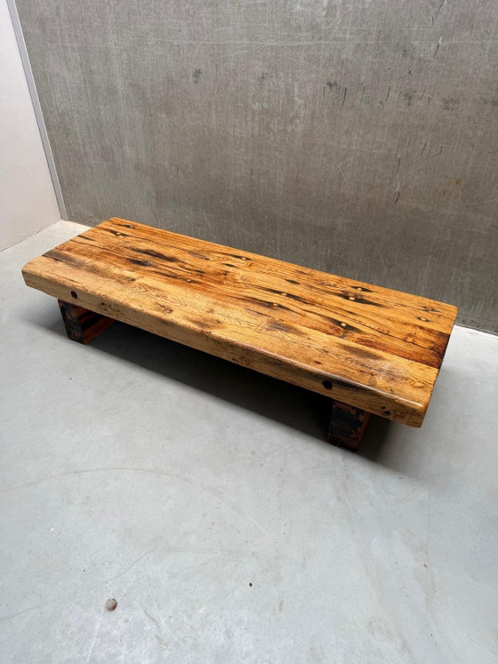 Image 1 of Couchtisch im brutalistischen Wabi-Sabi-Stil