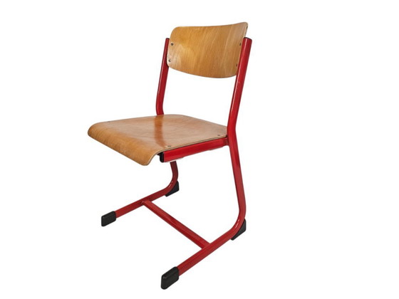 Image 1 of Casala - sedia per bambini - sedia da scuola - metallo - compensato - firmata - anni '80