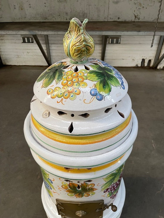 Image 1 of Caminetto a legna in ceramica di design italiano di PUGI