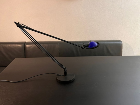 Image 1 of Luceplan Berenice D12 – Design door Rizzatto & Meda – verstelbare blauwe kap