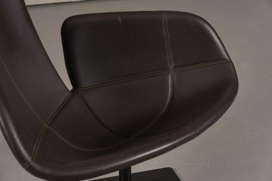 Image 1 of Fjord Lounge Chair und Pouf von Patricia Urquiola für Moroso, Italien, 2000er Jahre