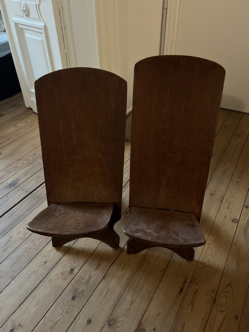 Chaises Africaines – klapstoelen, Wood
