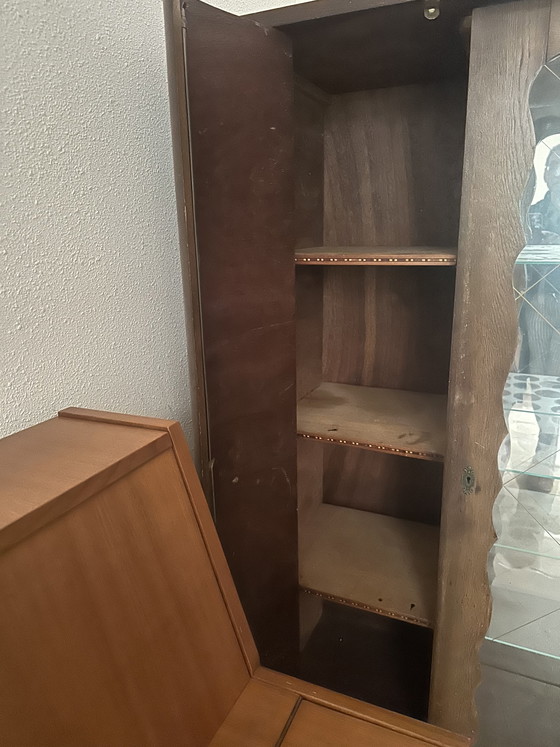 Image 1 of Vintage vitrine kast Neo Barok met invloeden van Louis XV
