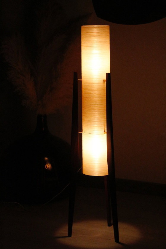 Image 1 of Lampe Rocket - Crème - 1960