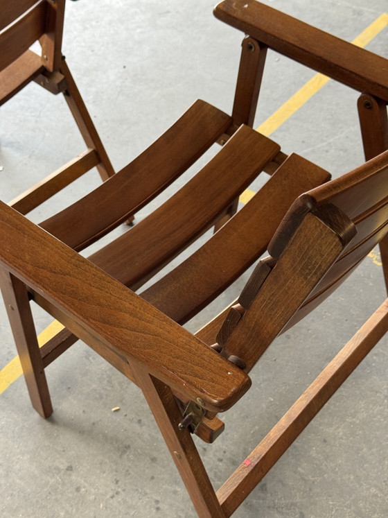 Image 1 of Set of 4 Herlag Folding Chairs