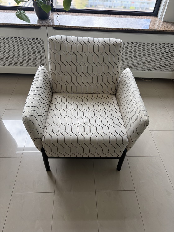 Image 1 of Leolux set: Minotti Tape Sofa en 4x Enna Armchair