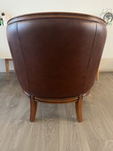 Fauteuil Tonneau d'Époque design Art Deco