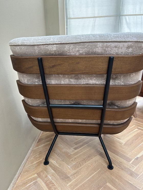 Image 1 of Tacchini Costela fauteuil - Italiaans designicoon in walnoot