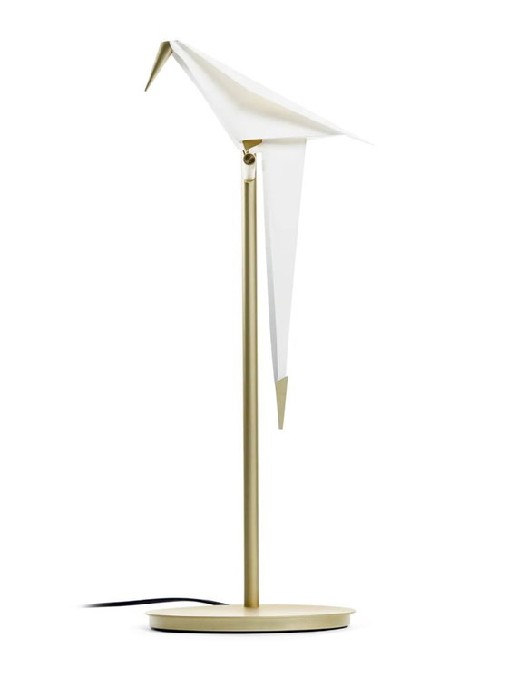 Moooi Perch Table Lamps x 2 – Paper, Plastic (photo 4 of 8)