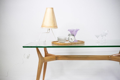 Table basse sculpturale Mid Century de style scandinave